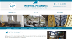 Desktop Screenshot of miroiterie-avignon.com