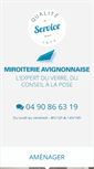 Mobile Screenshot of miroiterie-avignon.com